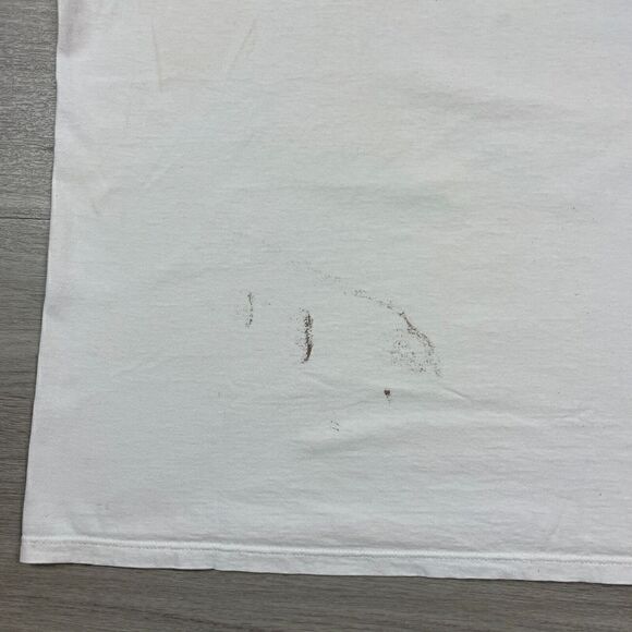 Vintage Shirt Mens Extra Large White University of Texas 90s Multicolor Retro - Picture 9 of 15